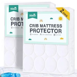 Crib mattress protectors (2 pack)